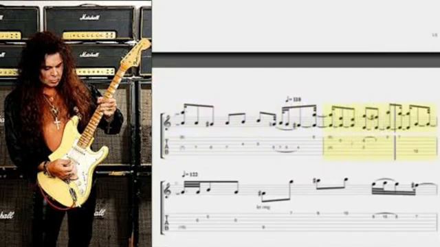 Air on G string - Slow motion tab - yngwie malm steen смотреть онлайн