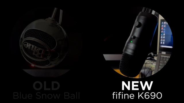 Sound quality comparison between Blue Snow Ball and fifine K690 смотреть онлайн