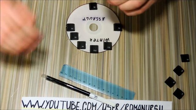 Делаем часы из CD диска смотреть онлайн