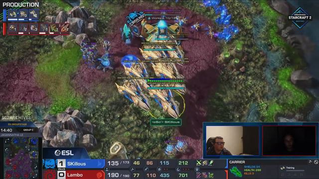 SC2 - Skillous Vs Lambo [PvZ] | DH Masters #sc2 #starcraft