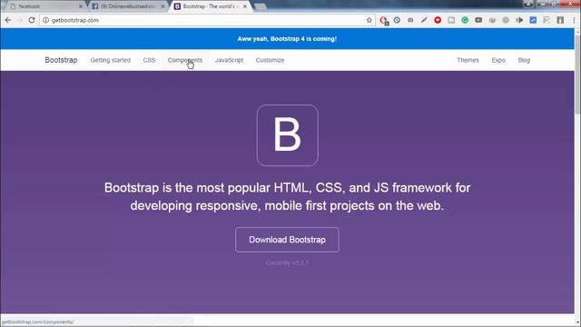 how to create facebook page using Bootstrap,Html 5 and css3 Header #4 смотреть онлайн