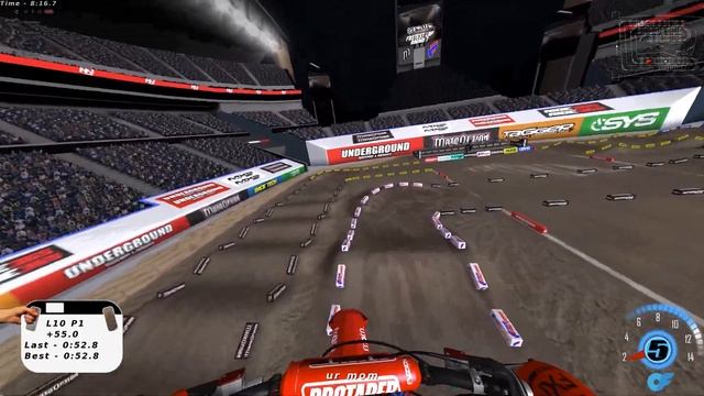 2023 Rd. 11 Seattle Supercross On Board - Mx Simulator смотреть онлайн