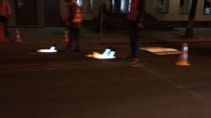 Нагрев асфальта газовой горелкой. Харьков.