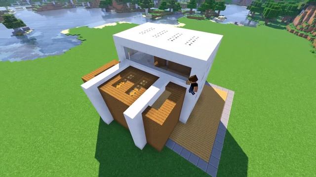 Современный дом для выживания в майнкрафт смотреть онлайн