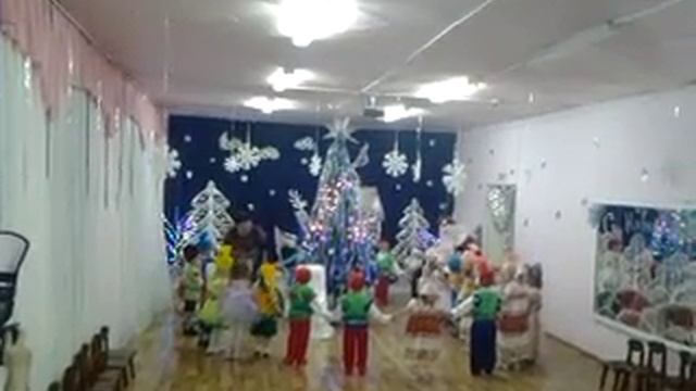 Новогодний УТРЕННИК 28.12.2016 младшая группа детский сад Белочка г. Калтан смотреть онлайн