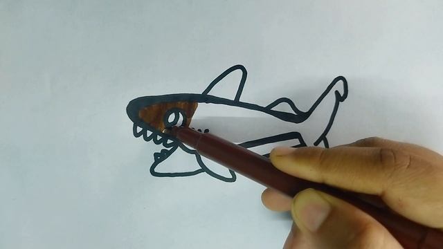 How to Draw Sea Animals baby Shark Drawing, Painting and Coloring for Kids & Toddlers #아이들을위한그림 смотреть онлайн
