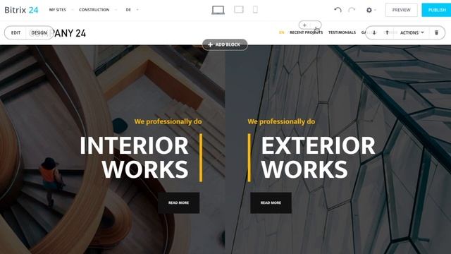 Free website builder - how to create a multi-language site in Bitrix24 смотреть онлайн