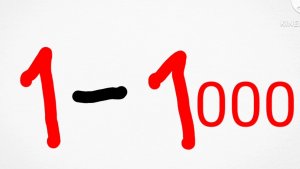 numberblocks 1 to 1000