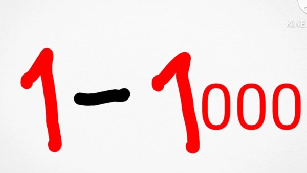 numberblocks 1 to 1000