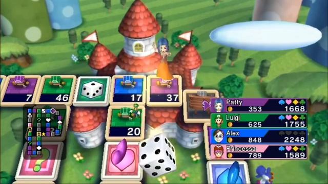 Fortune Street | Peach's Castle (Easy Rules) - Part 1 of 3 смотреть онлайн