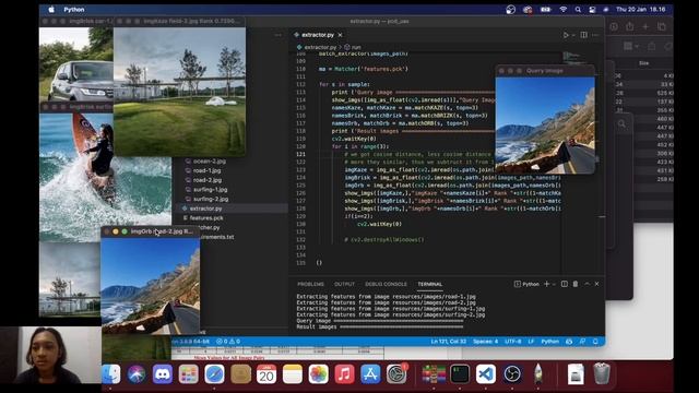 Image Processing with Kaze, Brisk, Orb Extraction Features and Cosinus Distance Classfication смотреть онлайн