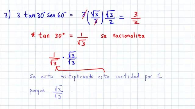 Operaciones con angulos de 45, 60 y 30° смотреть онлайн
