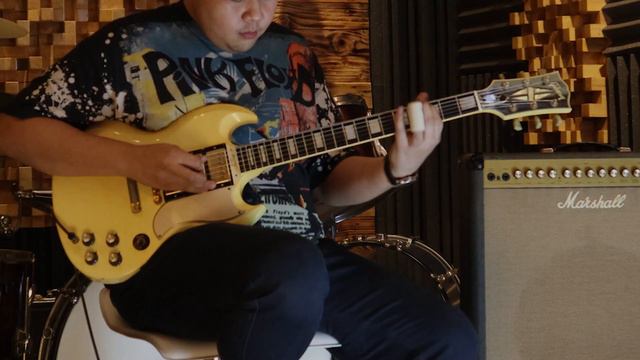 Gibson Custom Shop 1961 Les Paul SG Custom Reissue 3 Pickup: demo (no talking) смотреть онлайн