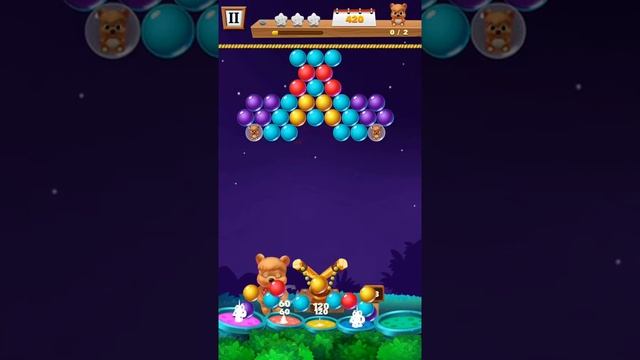 Bubble Shooter Level 3 | Fun Game | Classic Bubble Shooting | Bubble Farm Bear | Games For Kids смотреть онлайн