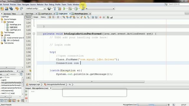 LOGIN Form with MYSQL Database JDBC | JAVA SWING GUI смотреть онлайн