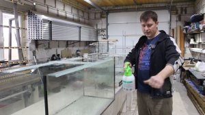 Как наклеить ФОН из самоклеящейся пленки Oracal на аквариум