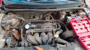 замер компрессии на HYUNDAI SOLARIS.