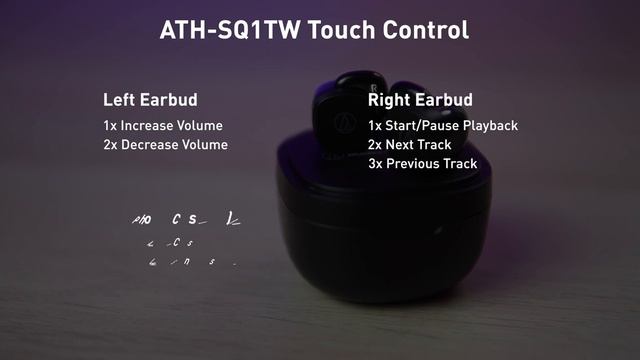 Audio-Technica ATH SQ1TW - Cheerful & Unique Design TWS Earphone смотреть онлайн