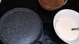 РЕЦЕПТ. ГОТОВЛЮ ВПЕРВЫЕ. ЛЕОПАРДОВЫЕ БЛИНЫ. БЛИНЫ ЗЕБРА.