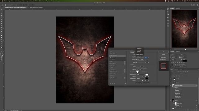 BATMAN BEYOND | PHOTOSHOP SPEED ART