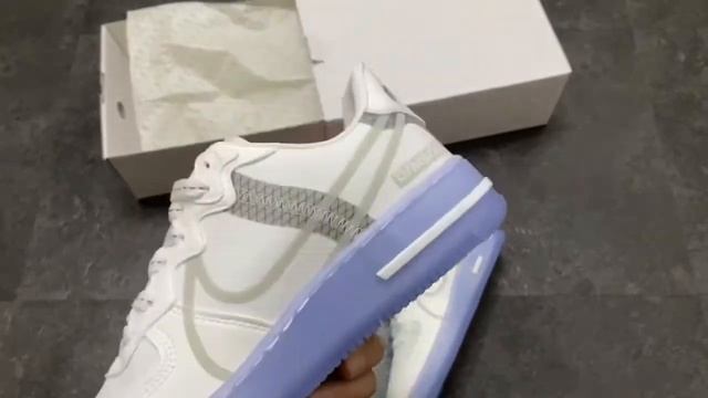 Summer best Air Force 1 React QS Light ipads ice parsing blue article number: CQ8879-100 смотреть онлайн