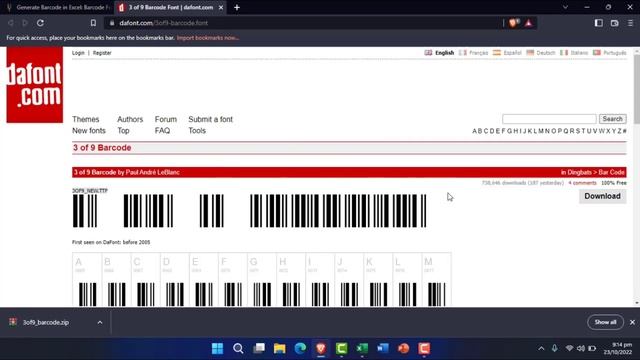 How to generate Barcode in MS-Excel | How to Install barcode Font in MS-Excel | Haseeb Tech смотреть онлайн