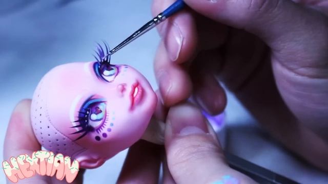Repaint! Cute Ogre Girl Custom OOAK Doll [ Switcharoo ] смотреть онлайн