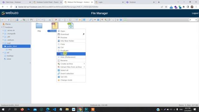 How to work on Webuzo File Manager смотреть онлайн