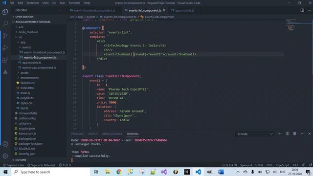 51.Angular Project Tutorial - Passing data from Child to Parent Component смотреть онлайн