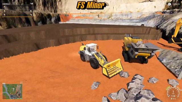 New Rock Mine Testing Mining & Construction Economy Map Farming Simulator 2019 Τimelapse