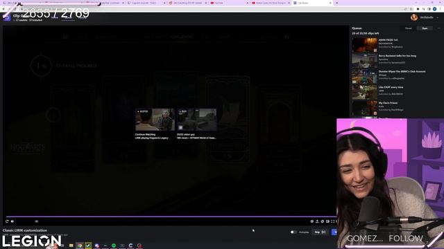 bi streamer WOLFABELLE wishes Hogwarts Legacy's CHILDEREN can have "BIGGER TI*S" смотреть онлайн