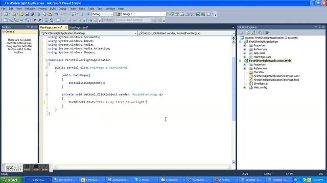 Silverlight Tutorials - First Silverlight application смотреть онлайн