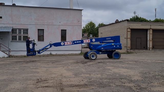Коленчатый подъёмник JLG M600J. 20 метров рабочая высота. Гибрид (электрическо-дизельный). смотреть онлайн