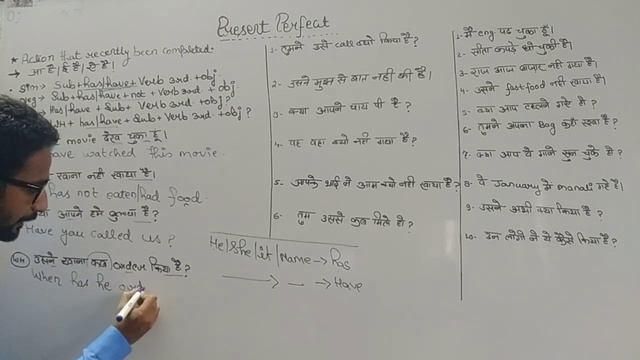 Present Perfect Tense смотреть онлайн
