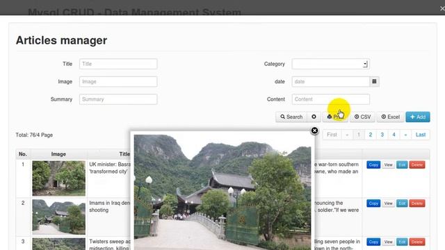 Free Download Mysql CRUD Data Management System смотреть онлайн