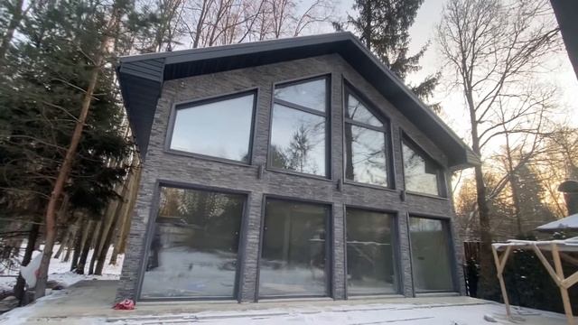 Обзор на дом в стиле Фахверк (152 м2) смотреть онлайн