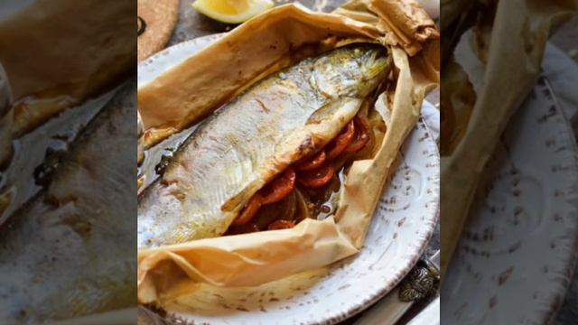 Форель в пергаменте в духовке, рецепт в описах! смотреть онлайн