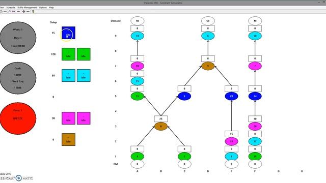 Goldratt Simulator Tutorial - Part 1