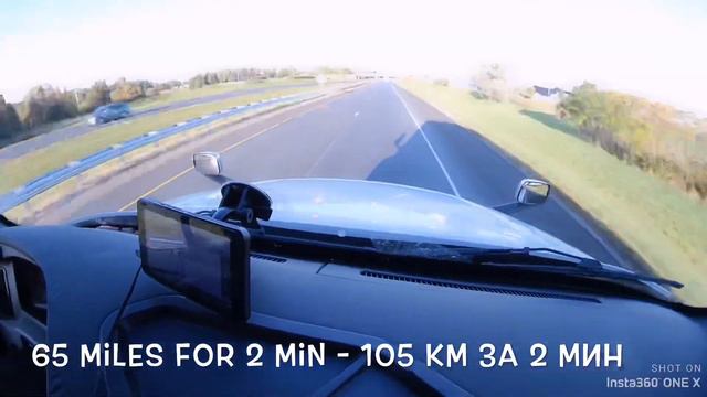 65 MiLES FOR 2 MiN 105 КМ ЗА 2 МИН. САМЫЙ БЫСТРЫЙ ГРУЗОВИК В МИРЕ. ДАЛЬНОБОЙ ПО США. СЕВЕРНЫЕ ШТАТЫ смотреть онлайн