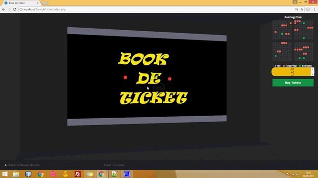 Online Movie Ticket Reservation using PHP смотреть онлайн