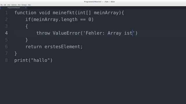 Programmieren Lernen #70 - eigene Exceptions смотреть онлайн
