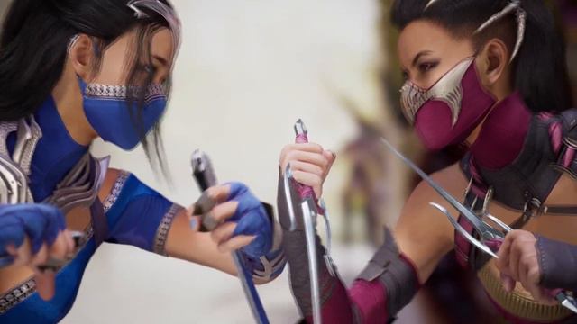 MK1 - Kitana and Mileena Epic Intro Dialogue смотреть онлайн