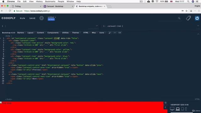 The Bootstrap Carousel Part 2 смотреть онлайн