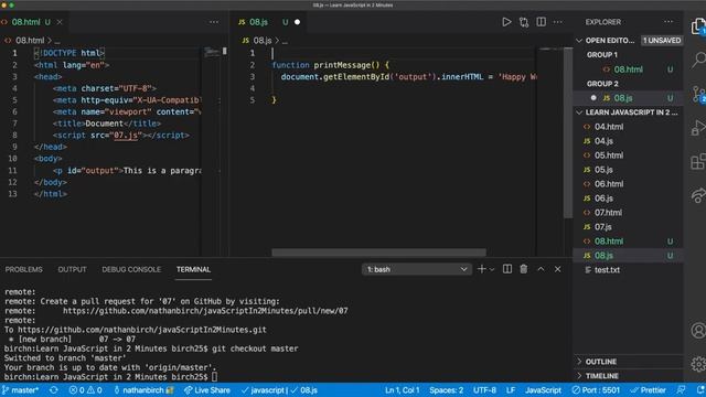 08 Our first JavaScript Function смотреть онлайн