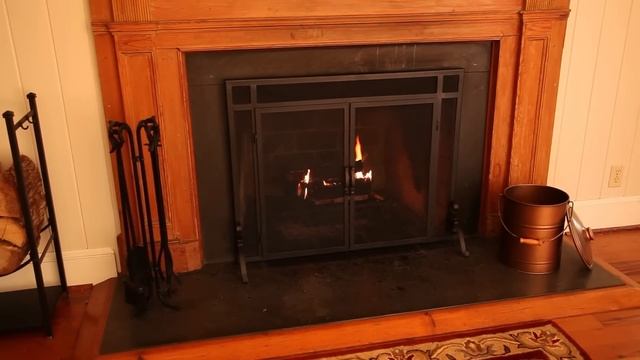 Solid Steel Classic Flat Guard Fire Screens With Doors SKU#36161 - Plow & Hearth смотреть онлайн