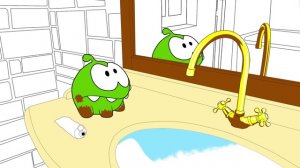 Мультик - Раскраска - Учим цвета - Ам Ням и весёлое купание