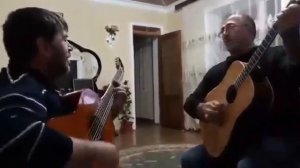 Кумыкская песня на гитаре (шарав аманатов)