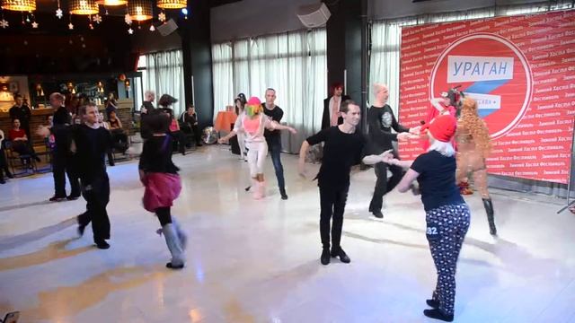 ХАСТЛ, Discofox, ProAm Rising Star, 14 финала, пертнеры, заход 3, танец 1 смотреть онлайн