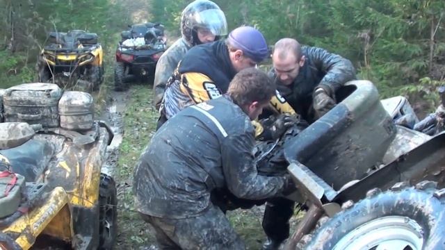 Пробег на квадроциклах Истра-Старица октябрь 2012 смотреть онлайн