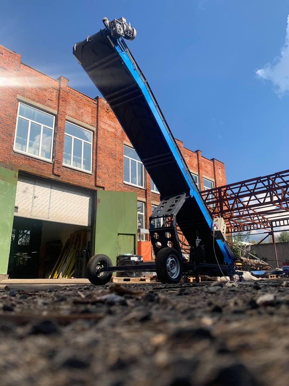 Отгрузка в г. Орел - Транспортер ленточный наклонный 6.5м смотреть онлайн